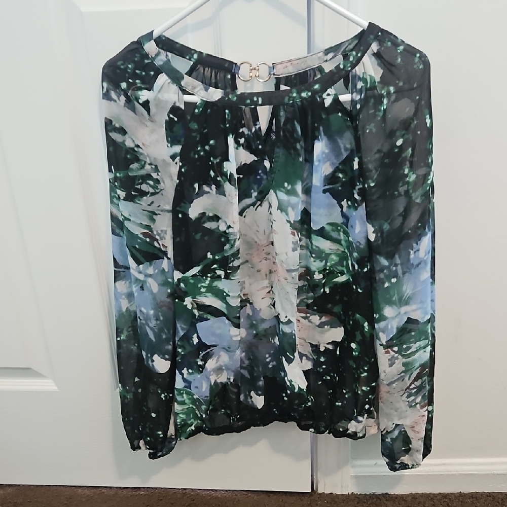 Jennifer Lopez Floral Blouse